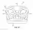 Fig. 26 - Implant with bone contacting elements having helical and undulating planar geometries