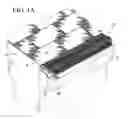 Fig. 03 - GUTTER DEBRIS PRECLUSION DEVICE WITH MULTIPLE MANIPULATIONS AND PATTERNS THEREOF