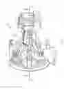 Fig. 02 - High-pressure compressor rotor with leading edge having indent segment