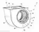 Fig. 01 - Centrifugal blower assemblies having a plurality of airflow guidance fins and method of assembling the same