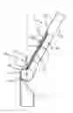 Fig. 01 - HINGED DEVICE HAVING A FREE END INTENDED TO SUPPORT A CANTILEVERED LOAD