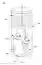 Fig. 04 - Floating candle over a base with suspended decoration