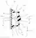 Fig. 01 - Motor vehicle headlight module with light distributions spaced from the cutoff line