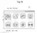 Fig. 20 - Executing functions associated with icons having overlapping areas