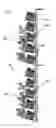 Fig. 01 - Modular vertical agriculture assembly to support vegetative growth in the vertical plane