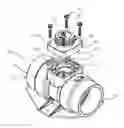 Fig. 01 - Irrigation saddle, adapter, and cap
