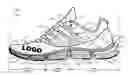 Fig. 01 - Sole structures and articles of footwear having a lightweight midsole with segmented protective elements