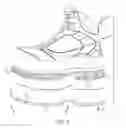 Fig. 03 - Footwear having a sole with a plurality of chambers