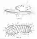 Fig. 10 - Footwear having a sole with a plurality of chambers