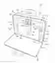 Fig. 01 - Adjustable securing arrangement for securing an object within a luggage article