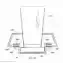 Fig. 03 - BAR MAT HOLDER WITH INSERTABLE CONTAINER HOLDER