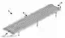 Fig. 01 - Padded grate drainage system for water rides