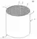 Fig. 01 - Plugged honeycomb structure