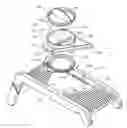Fig. 01 - Mandoline with spiralizer insert