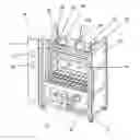 Fig. 01 - Machine for removing substrate material, for washing, and for drying parts produced by a 3-D printer