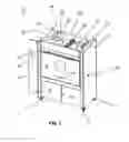 Fig. 02 - Machine for removing substrate material, for washing, and for drying parts produced by a 3-D printer
