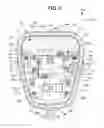 Fig. 07 - Vehicle headlight with a plurality of inner non spherical lenses transmitting light from a high beam and a low beam light source