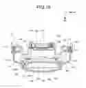 Fig. 11 - Vehicle headlight with a plurality of inner non spherical lenses transmitting light from a high beam and a low beam light source