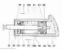 Fig. 01 - Cylinder-piston unit with a compensating sealing element