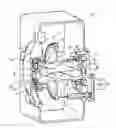 Fig. 01 - Integration of a pump on a pinion shank