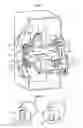 Fig. 02 - Integration of a pump on a pinion shank