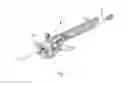 Fig. 02 - Latched charging handle with mechanical advantage separator