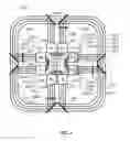 Fig. 02 - Waveguide architecture for photonic neural component with multiplexed optical signals on inter-node waveguides