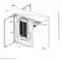 Fig. 01 - Telecommunications cabinet with connector storage