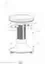 Fig. 06 - Therapy stool having an adjustable height and a tiltable seat