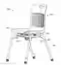 Fig. 01 - Chair supported by bellows with motion control