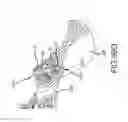 Fig. 64 - Method of fusing a sacroiliac joint with an implant with struts