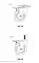 Fig. 04 - Ultraviolet light-sterilized and illuminating caster wheel sets