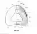 Fig. 49 - Patient interface with a seal-forming structure having varying thickness