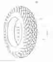 Fig. 01 - Tyre for motorcycle wheels