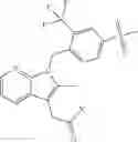 Fig. 22 - Process for preparing 1-(4-methanesulfonyl-2-trifluoromethyl-benzyl)-2-methyl-1H-pyrrolo [2,3-B]pyridin-3-yl-acetic acid