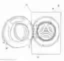 Fig. 01 - Laundry appliance door assembly