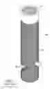 Fig. 02 - Water diverting device for vertical drainage pipe