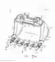 Fig. 01 - Bucket for implement system having symmetrical tooth mounting members
