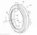 Fig. 01 - Diffuser-deswirler for a gas turbine engine