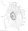 Fig. 01 - Fan rotor with flow induced resonance control