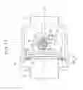 Fig. 12 - Valve having a stem spaced away from a valve seat and configured to rotate around an axis parallel with an opening surface of the valve seat