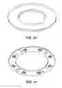 Fig. 13 - PATH LIGHT AND UNITARY GASKET-REFLECTOR