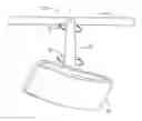 Fig. 01 - Holster support with collapsible stability bar for providing bed-side or chair-side support of a handgun holster for rapid and safe access to a handgun