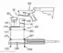 Fig. 01 - Breakdown rifle holder for transport and storage