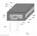 Fig. 01 - Semiconductor arrangement in fan out packaging including magnetic structure around transmission line