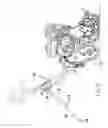 Fig. 09 - Fixed head walk reel mower with a pivotally adjustable traction drum having different mowing positions