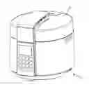 Fig. 01 - Stirring body and heating/stirring cooker