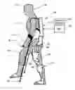 Fig. 01 - Concerted use of noninvasive neuromodulation device with exoskeleton to enable voluntary movement and greater muscle activation when stepping in a chronically paralyzed subject