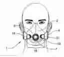 Fig. 01 - Infinitely adjustable training mask with an air filter and a drinking device