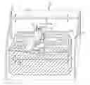 Fig. 01 - Additive manufacturing using a mobile build volume